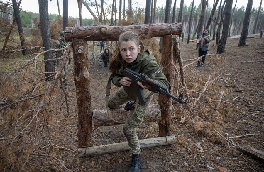 اردوگاه آموزش نظامی در اطراف شهر "خارکیف" اوکراین