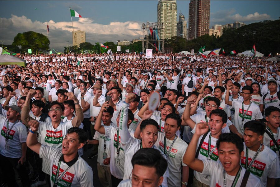 تظاهرات ضدفساد در پایتخت فیلیپین