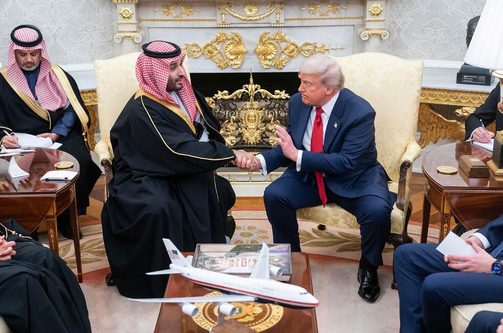 دیدار ولیعهد عربستان سعودی با ترامپ
