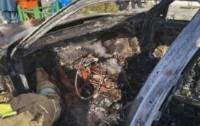 آتش سوزی ناگهانی پژو پرشیا در میدان آزادی آتش نشانی