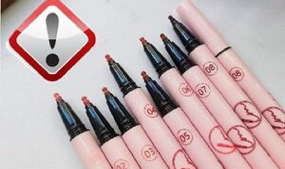 اسامی محصولات آرایشی لبِ فاقد مجوز