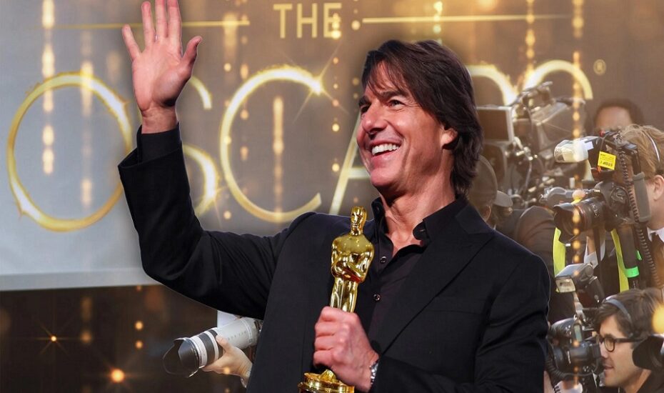 تام کروز اولین جایزه اسکارش را دریافت کرد تام کروز جایزه اسکار