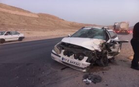 تصادف زنجیره‌ای در جاده سمنان به فیروزکوه