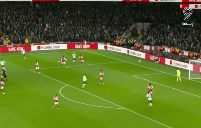 جمله عجیب خیابانی وسط گزارش آرسنال - تاتنهام/ فیلم