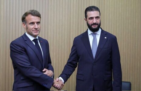 درخواست غیرمنتظره مکرون از الجولانی جولانی