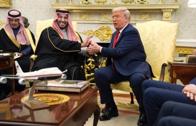 دیدار ترامپ و بن سلمان 2025