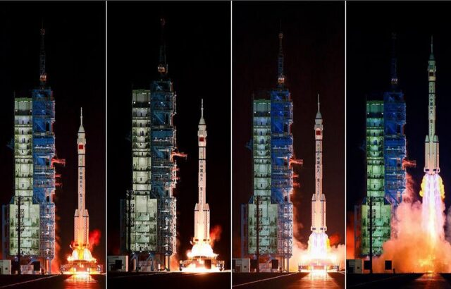 دیدنی های امروز؛ از جشن هالوین تا اعزام 3 فضانورد چینی به فضا