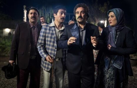 تصویر جذاب از مراسم نامزدی نقی معمولی محسن تنابنده