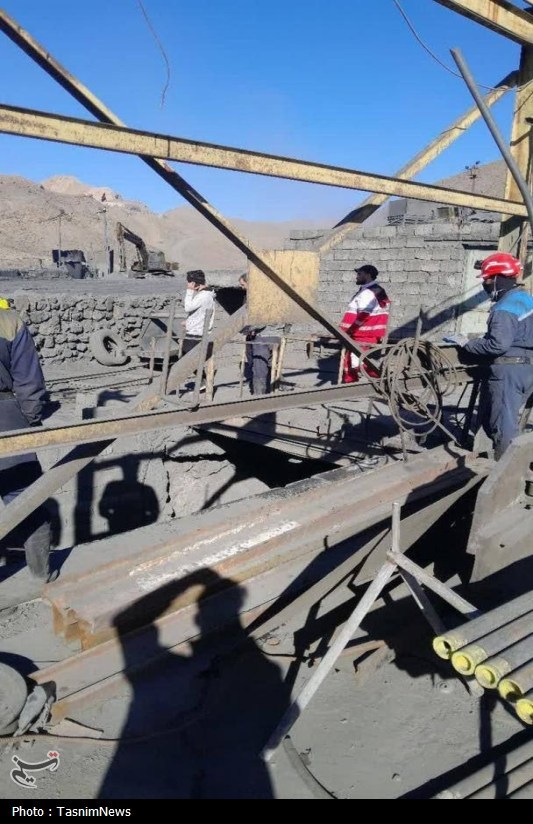 ریزش معدن کوشک بافق؛ عملیات امداد بدون تلفات جانی پایان یافت ریزش معدن کوشک بافق