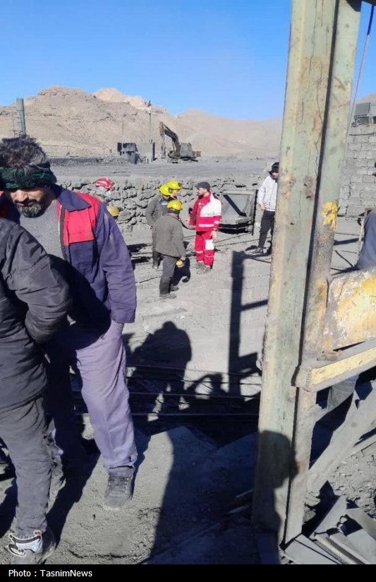 ریزش معدن کوشک بافق؛ عملیات امداد بدون تلفات جانی پایان یافت ریزش معدن کوشک بافق