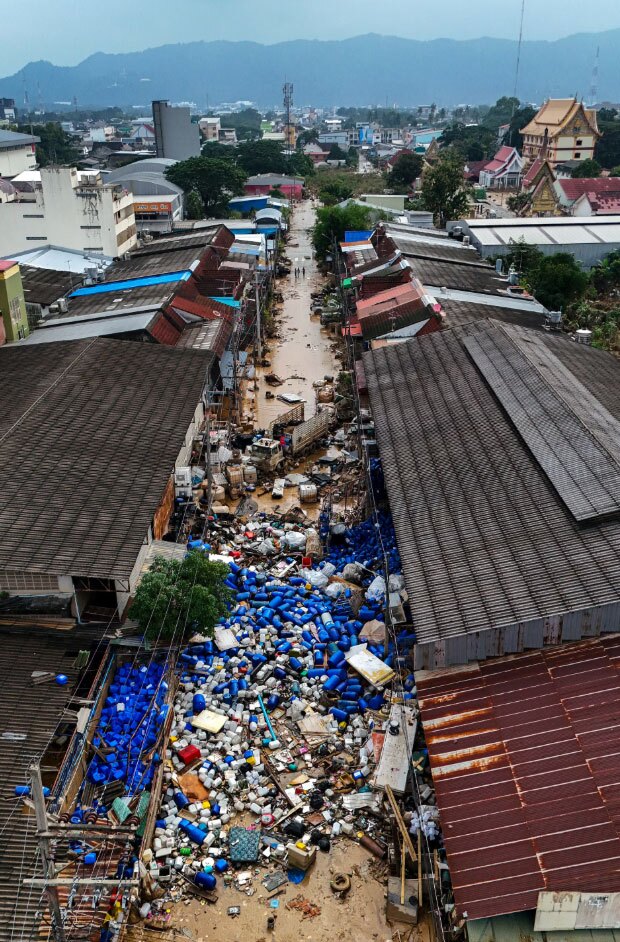 سیل و توفان در تایلند