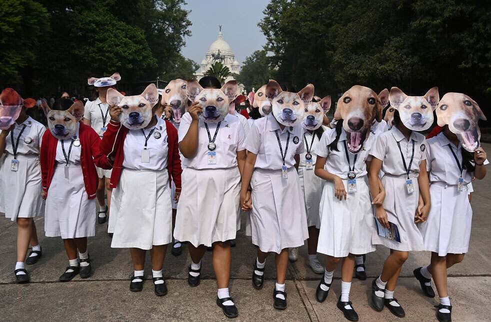 دانشجویان هندی در کلکته