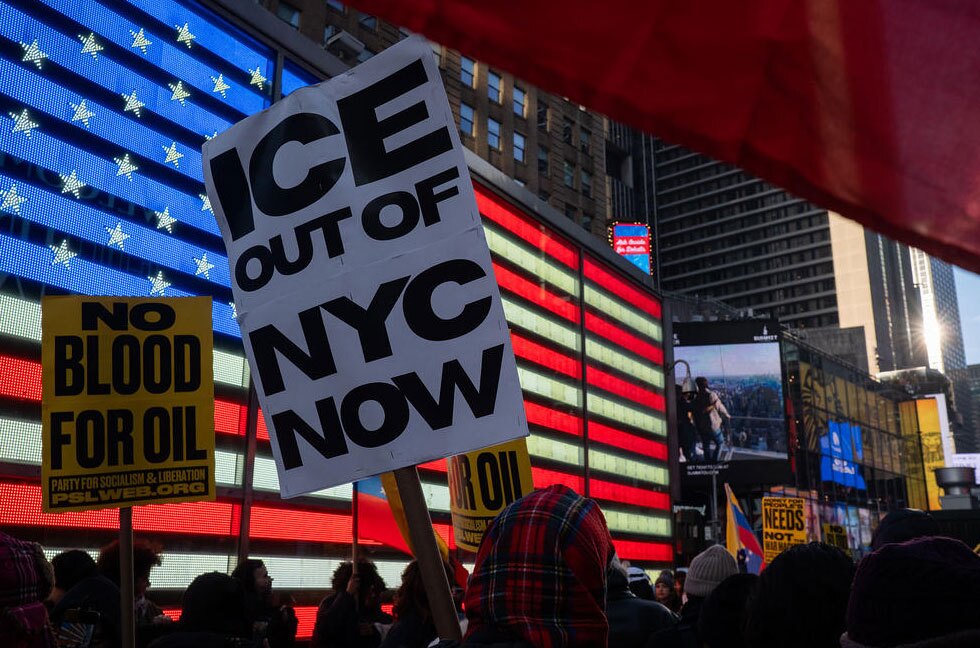 تظاهرات معترضان به سیاست های ضدمهاجرتی ترامپ