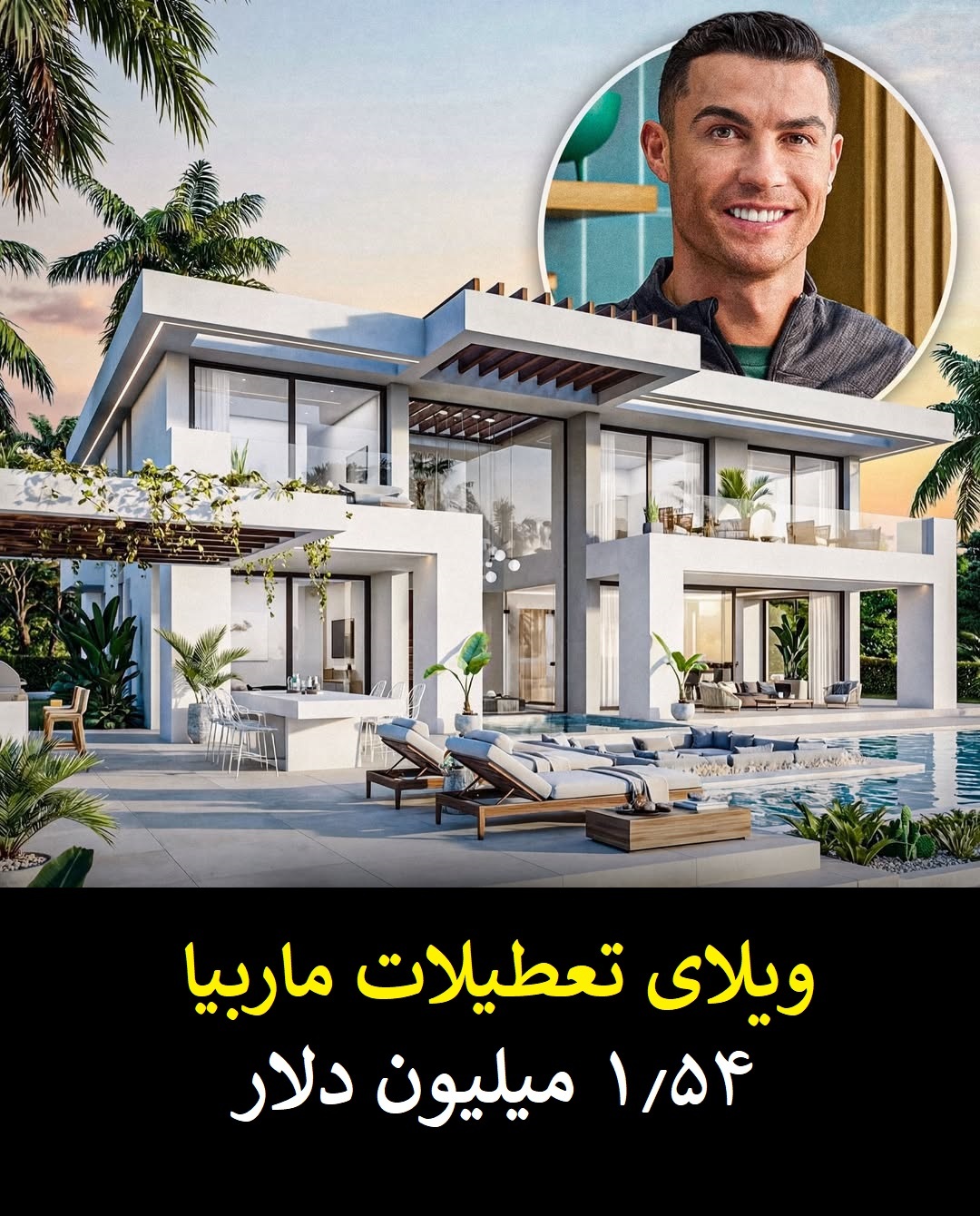 لوکس‌ترین دارایی‌های کریستیانو