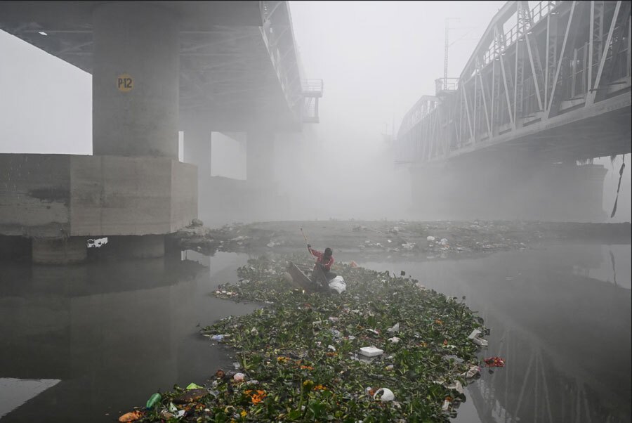 آلودگی رود یامونا در شهر دهلی هند