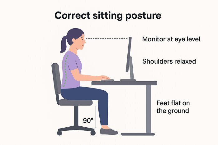عادتهای نادرست اداری که بیسروصدا کمردرد میآورند عادتهای نادرست اداری