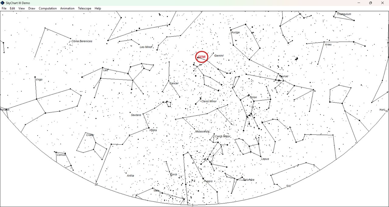 آسمان ایران در شب ۲۲ آذر پر از شهابهای جوزایی میشود آسمان ایران در شب ۲۲ آذر