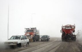 بارش برف و باران در جاده‌های ۲۴ استان کشور