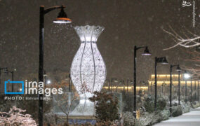 بارش اولین برف پاییزی در زنجان برف