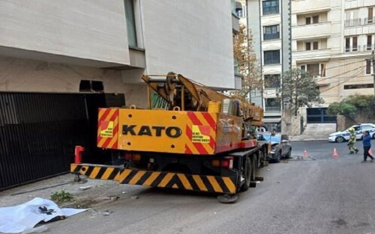 حرکت ناگهانی و مرگبار جرثقیل در خیابان شریعتی تهران