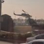 فرود غیرمنتظره هلیکوپتر در میدان آزادی تهران/ فیلم فرود غیرمنتظره هلیکوپتر در میدان آزادی تهران
