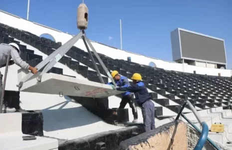 جدیدترین تصاویر از بازسازی ورزشگاه آزادی ورزشگاه آزادی