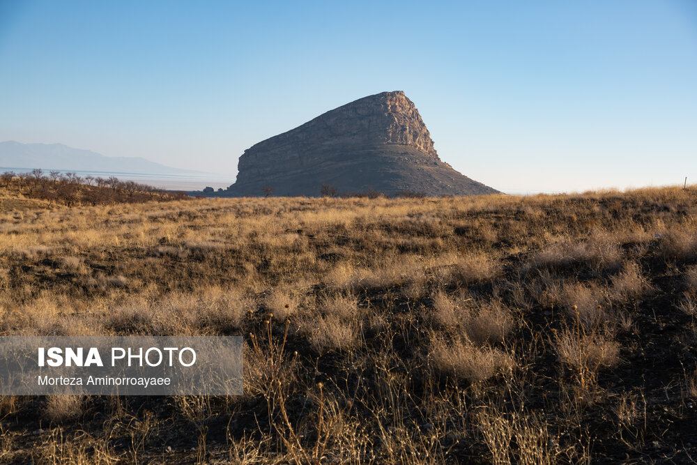 قلعه کاظم داشی؛ اثر تاریخی در سایه خشکی دریاچه ارومیه/ تصاویر قلعه کاظم داشی