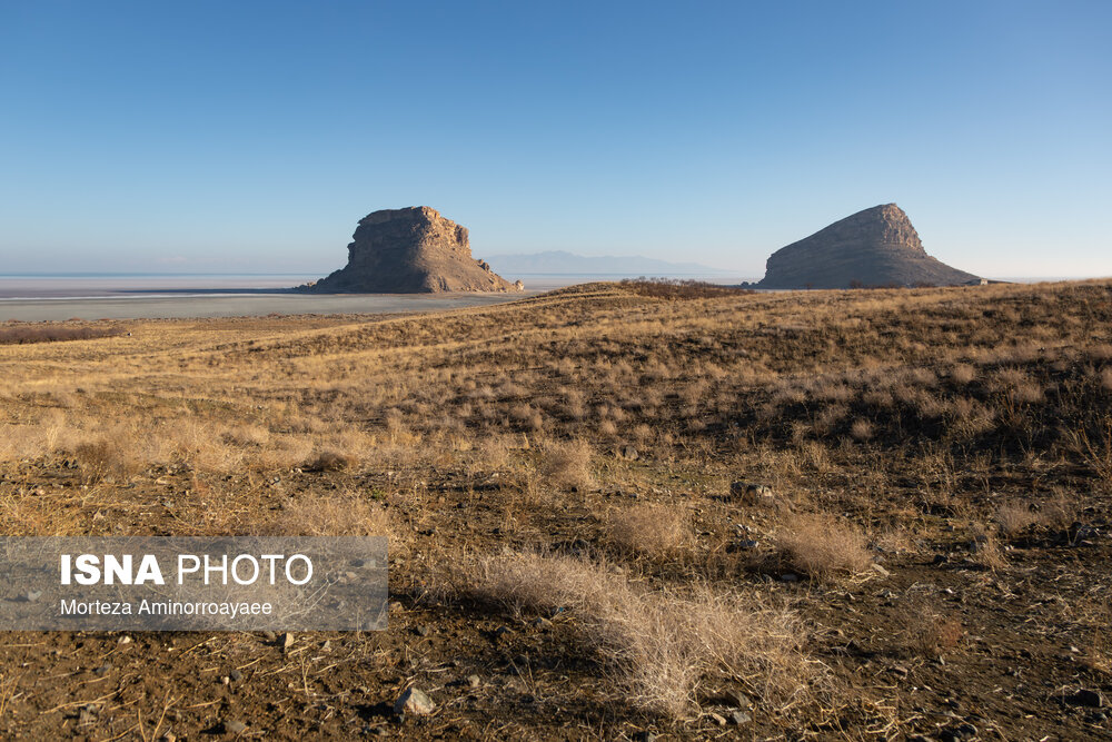 قلعه کاظم داشی؛ اثر تاریخی در سایه خشکی دریاچه ارومیه/ تصاویر قلعه کاظم داشی