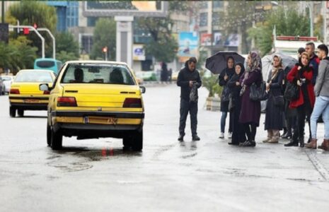 کرایه تاکسی‌ها در روزهای بارانی