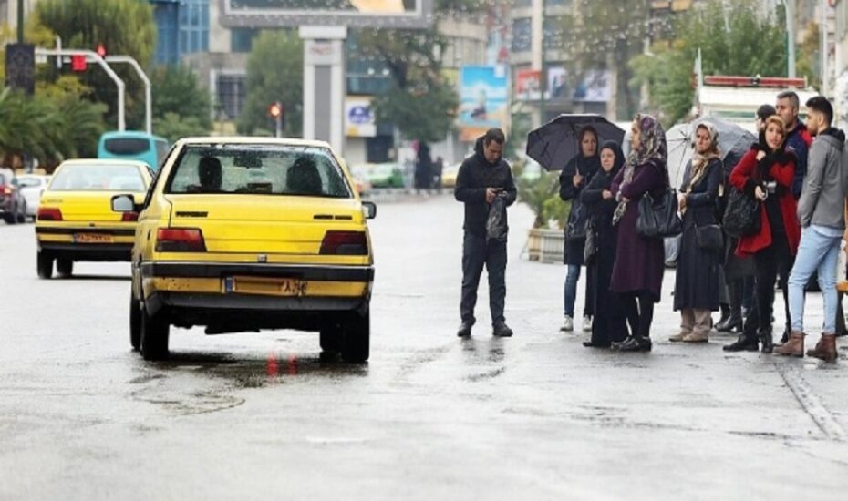 کرایه تاکسی‌ها در روزهای بارانی