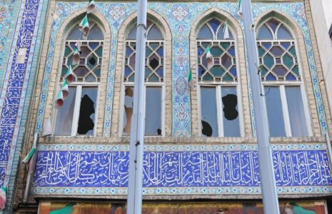 تخریب ها در حوادث اخیر تهران