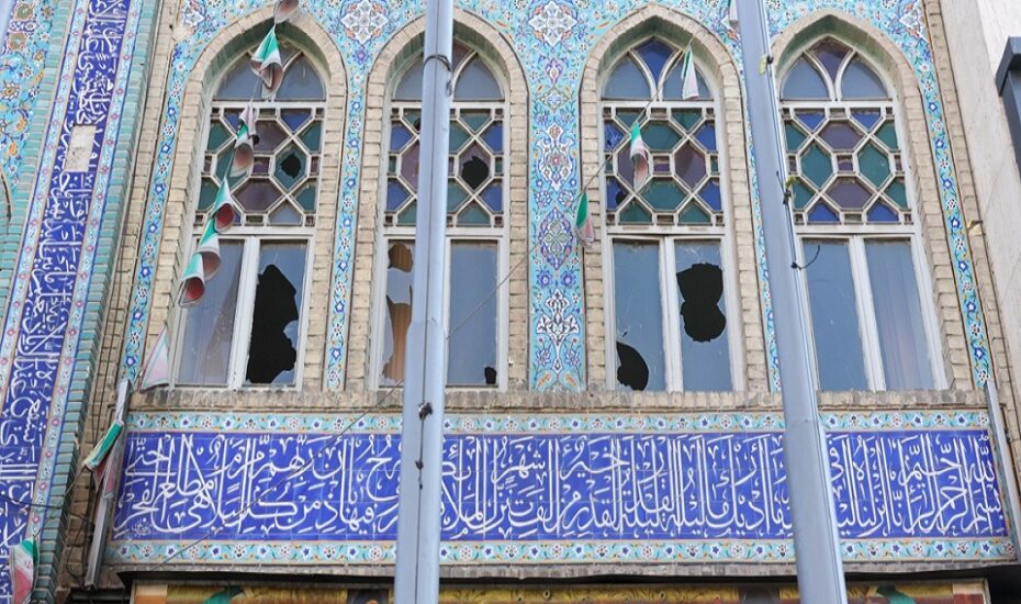 تخریب ها در حوادث اخیر تهران