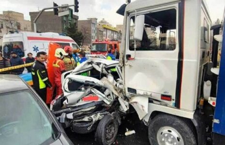 تصادف سواری و تریلی در پاکدشت؛ ۵ نفر جان باختند