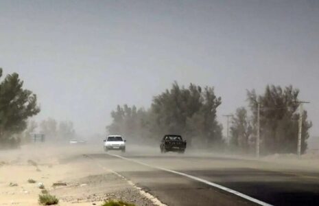 توفان با سرعت ۱۱۹ کیلومتر بر ساعت در خراسان شمالی