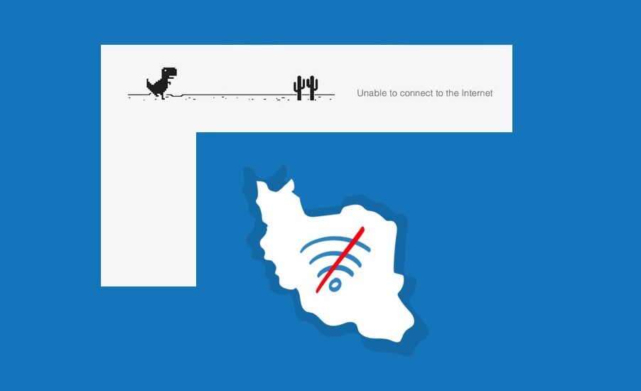 قطعی سراسری اینترنت