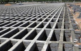 محل دفن موقت سربازان آمریکایی در حال آماده‌سازی است