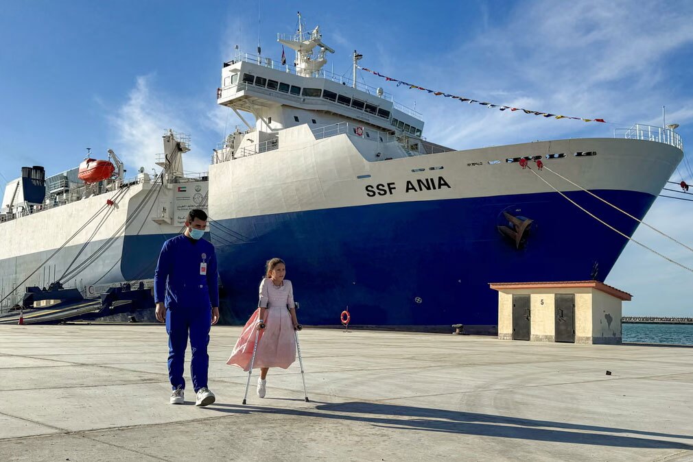 فلسطینی قطع عضو شده 
