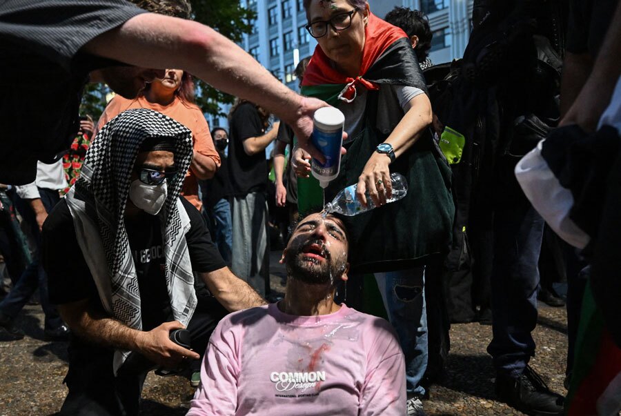 اعتراضات گسترده مردمی به سفر اسحاق هرتزوگ