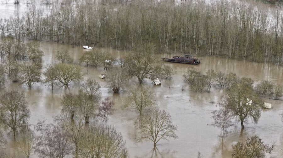 سیل در جنوب فرانسه