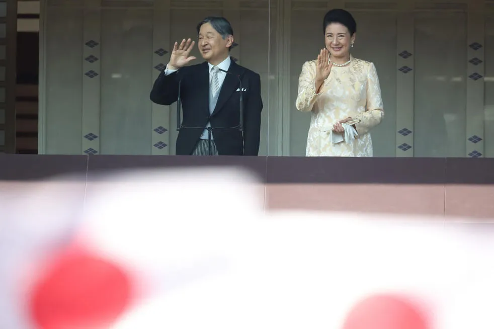 امپراتور "ناروهیتو" ژاپن و همسرش