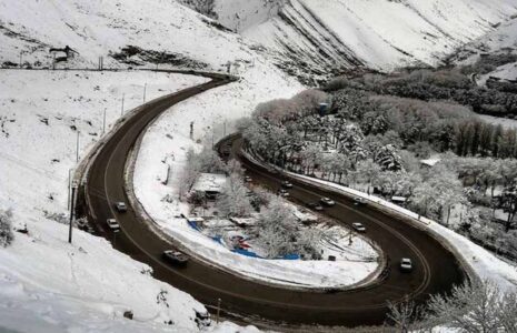 بارش برف و باران در ۴ استان