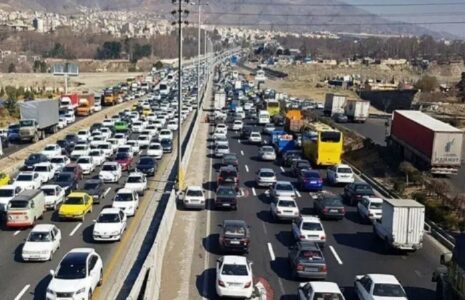 ترافیک سنگین در ورودی‌های تهران؛ محورهای شمالی خلوت شد