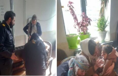 نجات معجزه‌آسای پسر ۴ ساله از دل طوفان در بردسیر