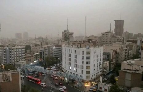 هشدار هواشناسی برای تهران