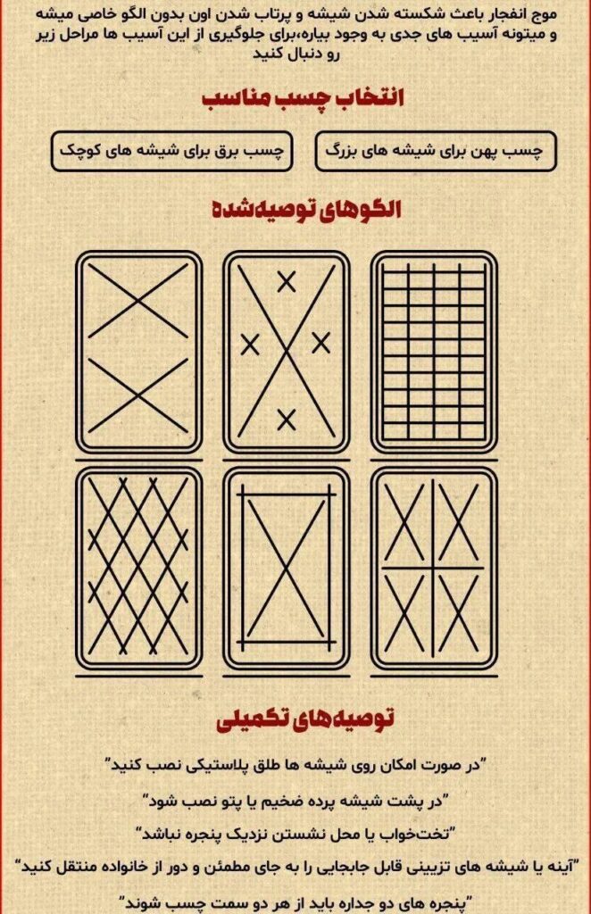 شیشه‌ها را چطور چسب بزنیم؟