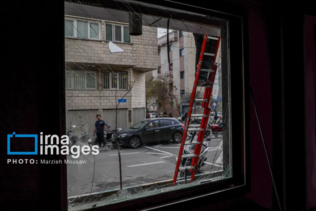 حملات به منازل مسکونی در تهران/ تصاویر حملات به منازل مسکونی