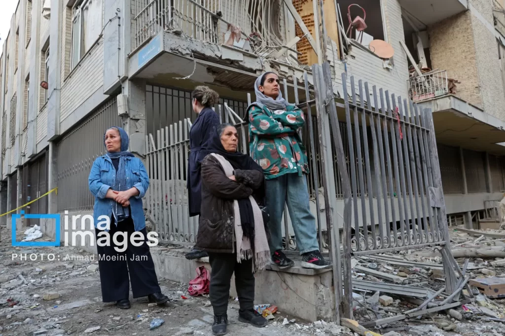 حملات به منازل مسکونی در تهران/ تصاویر حملات به منازل مسکونی