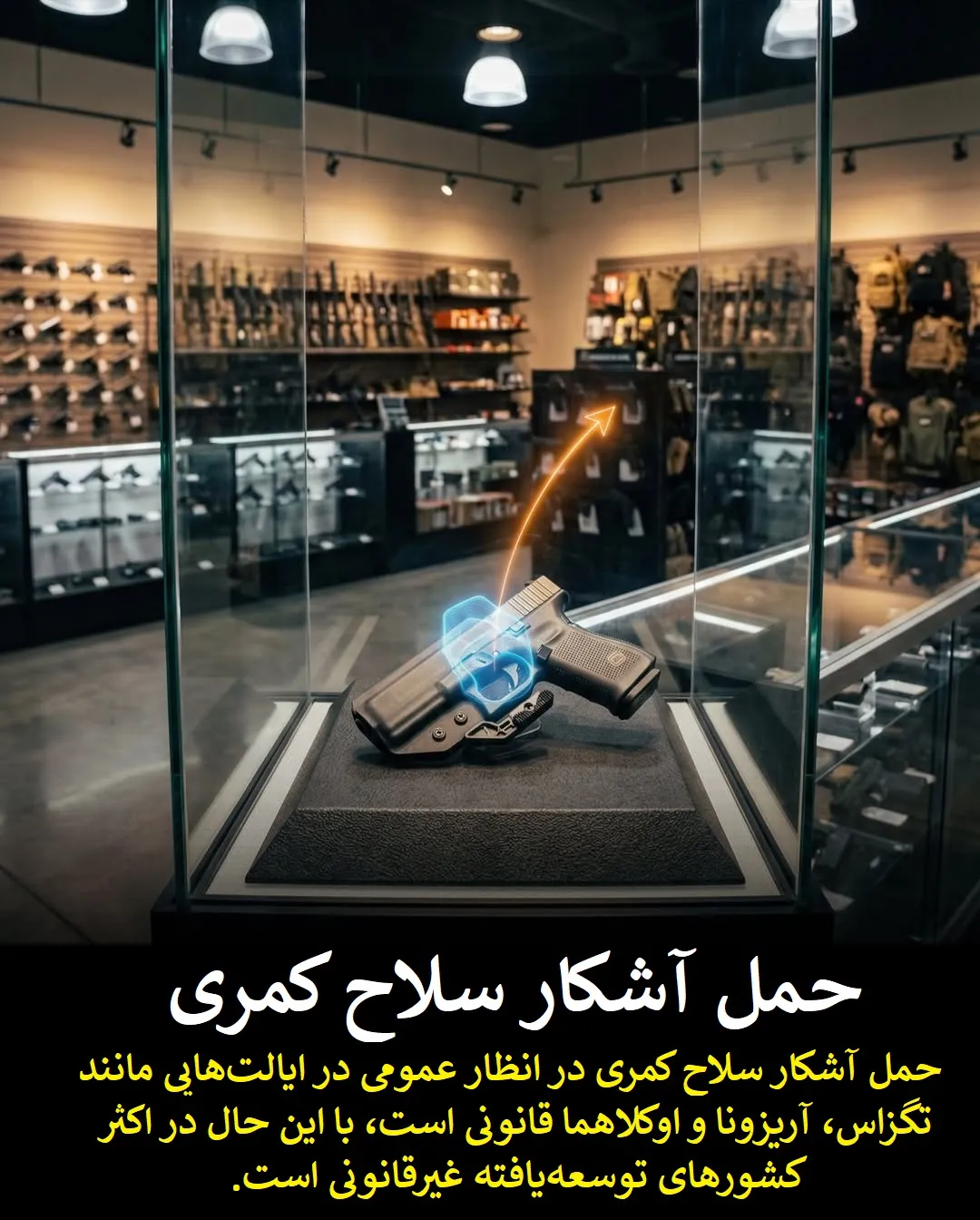 سلاح های ممنوعه که در آمریکا قانونی