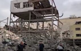 حجم تخریب در میدان نیلوفر تهران