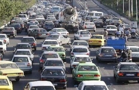 وضعیت تردد معابر و بزرگراه های تهران اعلام شد